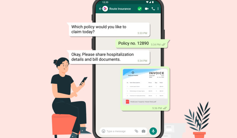 sms and WhatsApp chatbots in Kenyan insurance industry